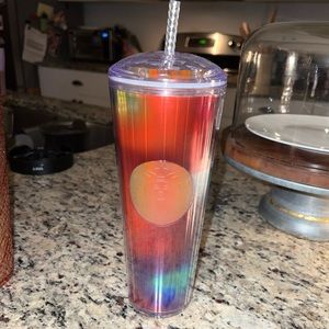 Starbucks multi color cup